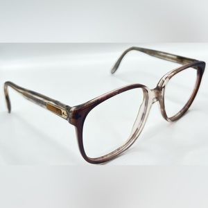 Vintage Berdel Brian Gray Oval Sunglasses Frames Only